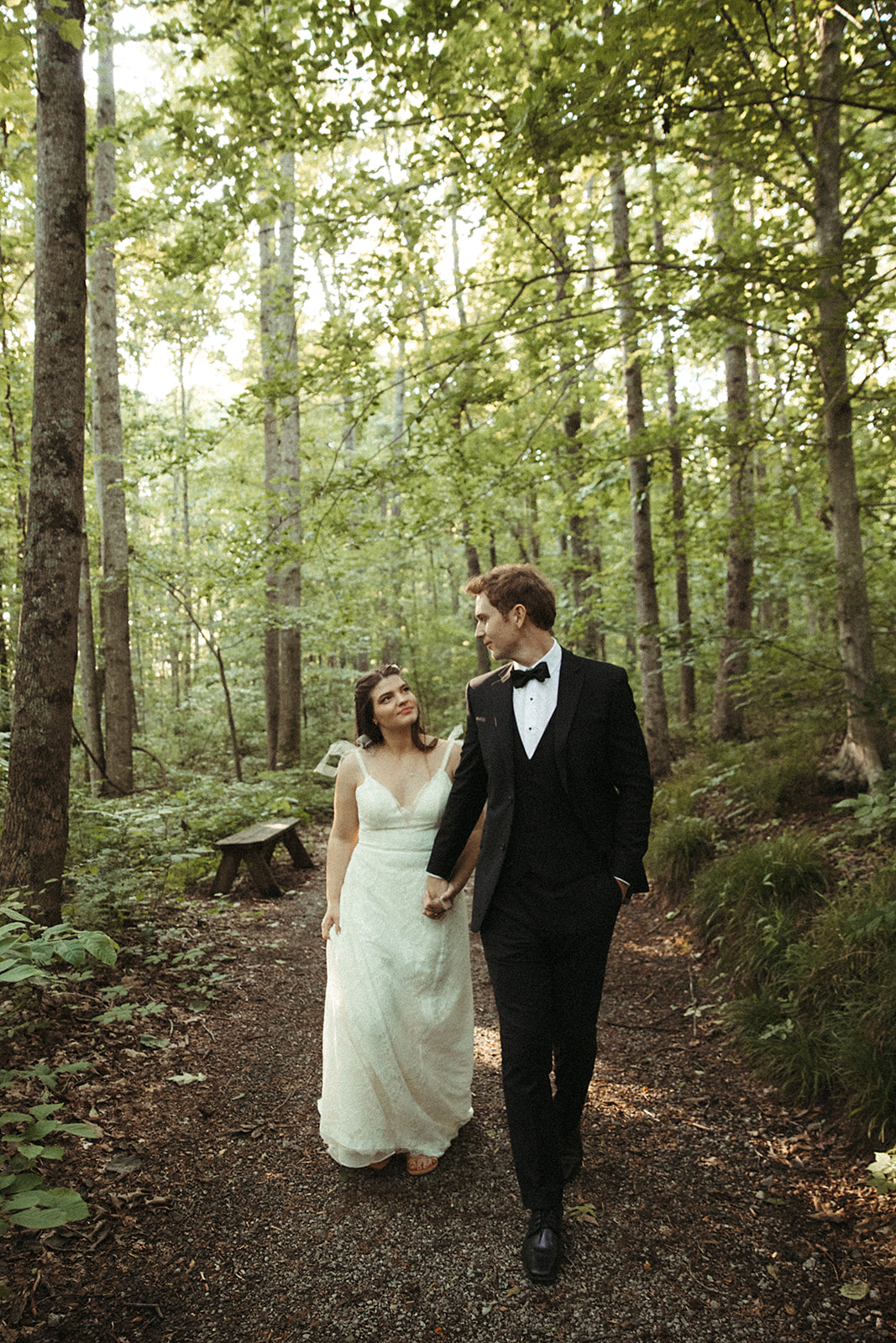 outdoor bride and groom photos