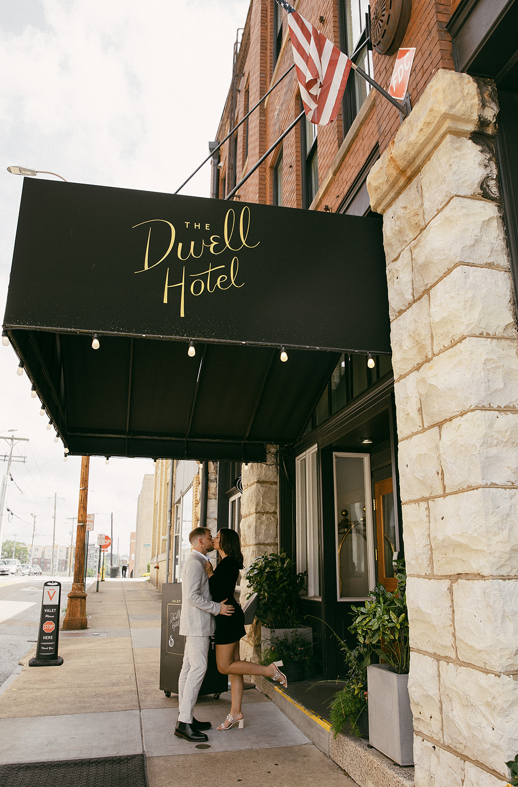 engagement photos at the dwell hotel